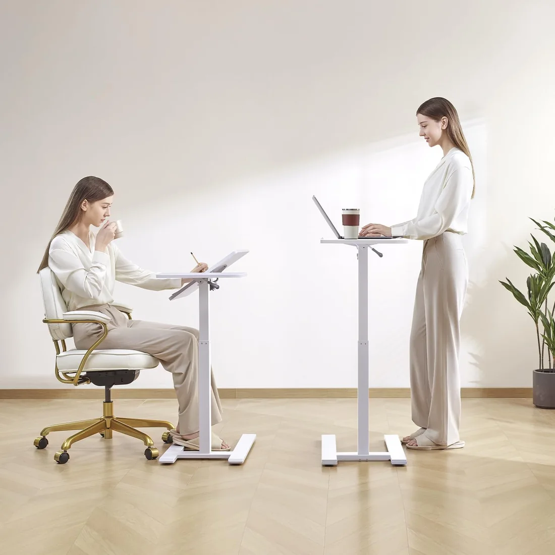 Sihoo D01 Table mobile, référence B0DDWMHSBT — vue 2
